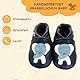 YALION Baby Weiches Leder Lauflernschuhe Kleinkinder Krabbelschuhe Hausschuhe Lederpuschen Babyschuhen mit Wildledersohlen Mehrfarbig (marineblauer Elefant, 25-26EU)