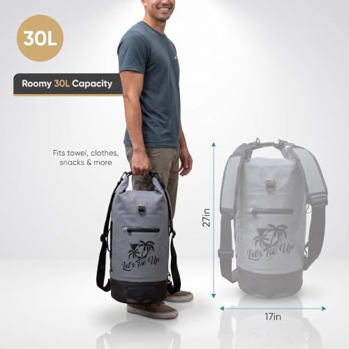 Let's Tie Up Bolsa Seca Impermeable para Navegación y Aire Libre 30L miniatura 4