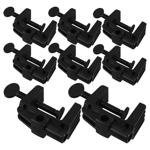 VALICLUD 8 Pièces Pince de Fixation pour Lampe de Bureau Plastique Robuste Support pour Abat-jour Clip de Montage Stable pour Lampe de Table Adaptable à Divers Modèles