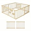 Wooden playpen extra large for toddlers and babies 810 wood playpen panels foldable playpen adjustable baby playpen wooden foldable baby playpen extra large baby playpen baby play gate  urban country home decor