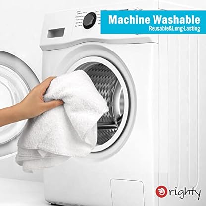 Orighty 6 Pack weiße Handtücher 16x28 Zoll schnell trocknende, saugfähige Mikrofaser Handtücher,leichte und ultradünne Handtücher - Mehrzweckhandtücher für Fitnessstudios, Spas, Hotels und Badezimmer – Bild 8