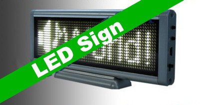 GOWE Mini LED gráfico cartel blanco 16 * 64pixels 7,6 cm * 22.8 cm cualquier idioma en de pantalla USB Programmalbe RTF