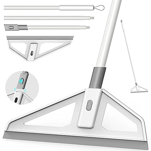 Balai magique - Balai magique - Raclette multifonction - Avec rallonge de tuyau en fer - Pour enlever l'eau et la poussière - Séchage rapide