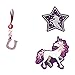 Produktbild Step by Step Magic Mags Unicorn Nuala, 3-teilig, 2 Magnet-Applikationen und 1 Anhänger, als Ergänzung für den Schulranzen oder Vorschulrucksack, für Mädchen