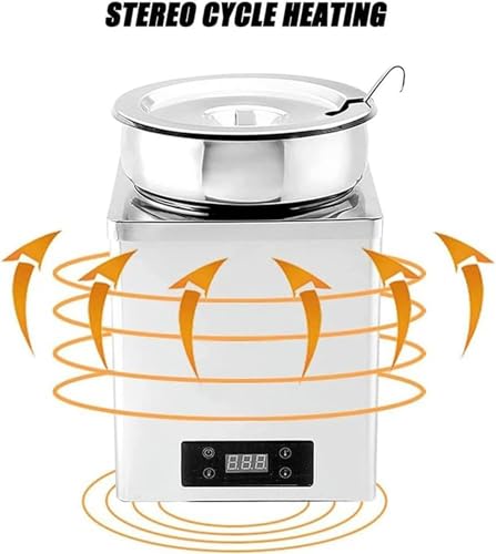 Kommerzieller automatischer Perlentopf, 3/7 l Sushi-Reis-Isolierfass, brauner Zuckerperlen-Isoliertopf mit 30–100 °C Temperaturregelung, Wärmeerhaltungsperlen, Haferbrei, Taro-Bäll