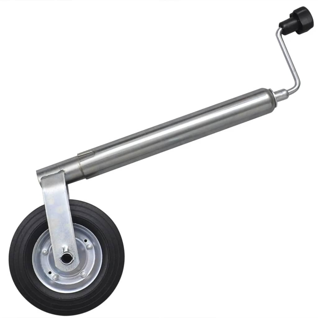 vidaXL Stützrad 150kg PKW Anhänger Trailer Wohnwagen Klemmschelle Klemmhalter