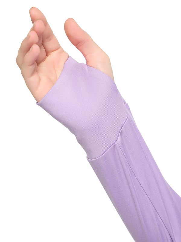 Image of Clovia Women's Snug Fit Active Jacket with Thumb Holes in Purple Colour