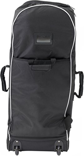 Ten Toes SUP Emporium Ten Toes Nomad Istand Up Paddle Board Roller Bag with Wheels, Black and White - Thumbnail 2
