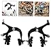 NAMOARLY Professional Bike Brake Calipers Set 2 Pcs Aluminum Alloy Bike Brake Blocks Pads Easy Install for Road Mountain Biking