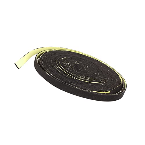 Image of Motoforti Universal Car Audio Speaker Sealing Tape, 10m 33ft Length, 1cm Width, Foam, Black