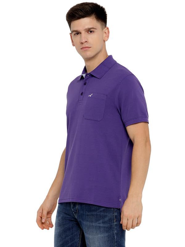 Image of AMERICAN CREW Polo Collar T-Shirt for Men with Pocket