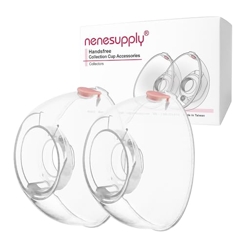 Image of Nenesupply Collectors for Handsfree Wearable Collection Cups. Work with Nenesupply Handsfree Wearable Collection Cups Only. Made of Food Grade Material. Handfree Pumping Leak Proof. Hold 180ml / 6oz