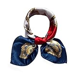 BYFRI Frauen Quadrieren Schal Schals Druckte Halstuch Kopfhaar Wraps Für Damen