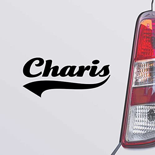 Custom Brother - Charis Name Black Color Car Laptop Wall Bumper Decal Sticker, DesB85
