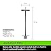 Yard Butler ISP-33 Sod Plugger - Ergonomic & Easy-to-Use Gardening Tool - for Zoysia, St. Augustine, Fescue, or Centipede Grass - Lawn Care with No Digging - Durable & Sturdy Sod Plugger