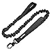 OneTigris Tactical Dog Training Bungee Leash with Control Handle Quick Release Nylon Leads Rope (Black)