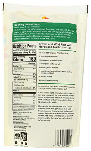 365 by Whole Foods Market, Rice Wild Mix Organic, 16 Ounce