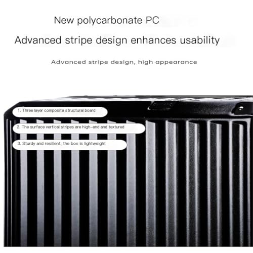 Suitcase Luggage Suitcase For Men And Women 20 Inches New Zipper Silent Universal Wheel Trolley Luggage Code Box Luggage(White,20IN)3