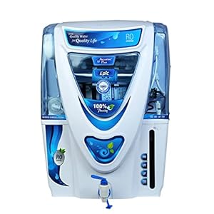 Aquatec Plus – Epic 15L RO + UV + UF + TDS Water Purifier for Home (White) Work Up to 2500 TDS