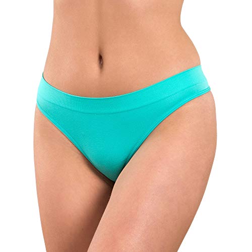 Image of Alyce Ives Intimates Womens Seamless No Show Thong, Pack of 12