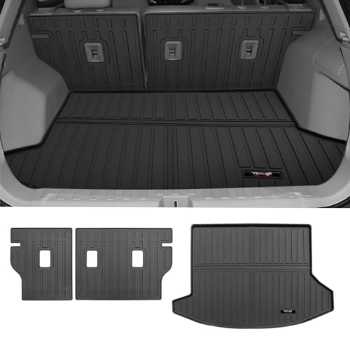 for 2025 2026 Chevy Equinox/GMC Terrain Floor Mats Cargo Liner and Backrest Mat TPE All Weather TPE Rubber Protection Mats for Chevy Equinox Accessories (Not for EV) by Yonugli - Used condition - Image 3