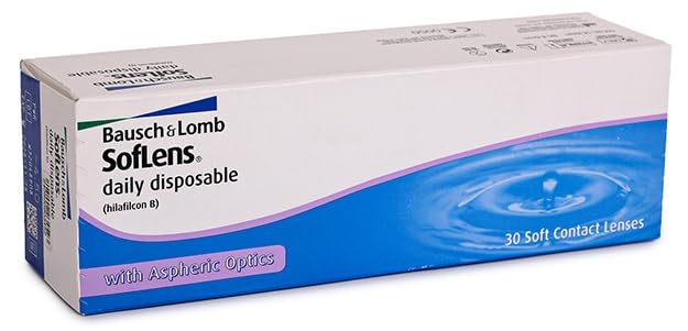 Bausch & Lomb Soflens Daily Disposable Contact Lens - Spherical | Daily Disposable | Hydrogel Material (-5, Pack of 30) - Image 2 thumbnail