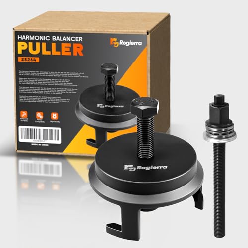 For GM 25264 Harmonic Balancer Puller, Harmonic Balancer Installation Tool for LS ,Crank Pulley Puller for GM Chrysler Jeep Dodge, Harmonic Damper Puller for Engine Balancer Removal Replacement