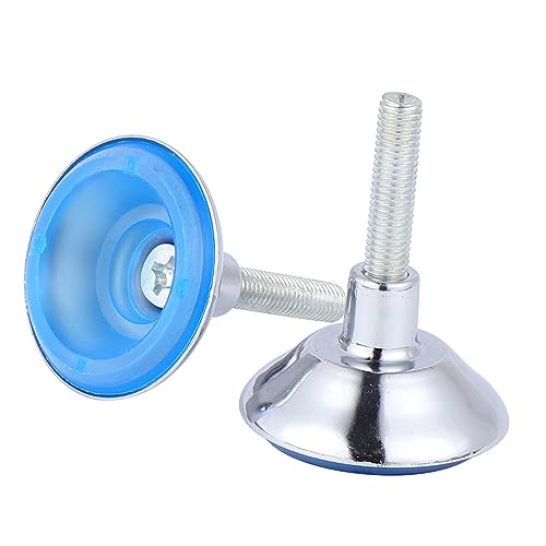 HOMSFOU 12Piezas Pies Niveladores Ajustables para Muebles Protector para Mesas Sillas y Estanterías Altura Regulable De Duraderos y Resistentes