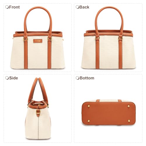 Purses and Handbags for Women, Tote Shoulder Crossbody Bag Satchel Purse and PU Leather Top Handle for Ladies4