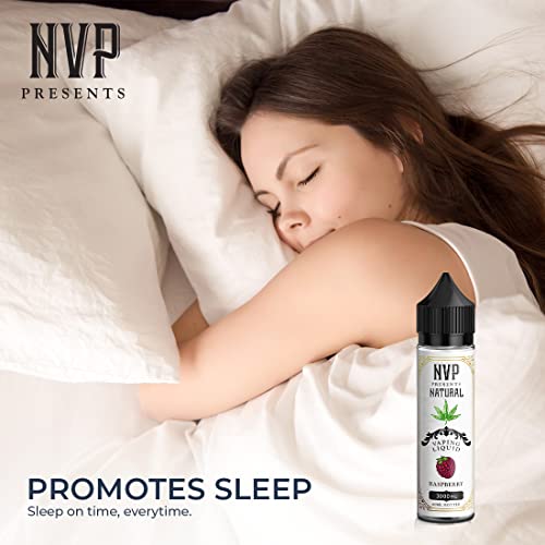 NVP-Vape-Liquid-for-Anxiety-Stress-and-Pain-Relief-100-Natural-Vape-Juice-No-Nicotine-Vape-E-Liquid-for-All-Day-Vaping-Raspberry-Flavour-3000-MG-60ml