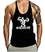 Camisetas Elástica de Tirantes sin Mangas Muscle Gym Stringer Tank Top Gym para Hombre M-XXL