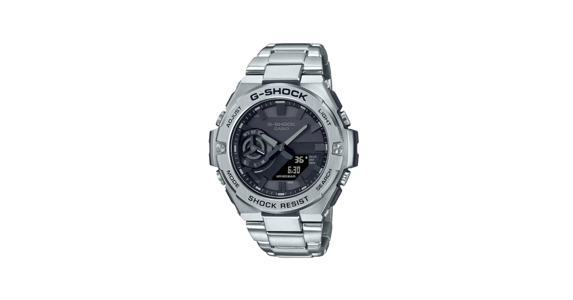 カシオ Gショック 腕時計 GST-B500D-1AJF シルバー Amazon.co.jp: [カシオ] 腕時計 ジーショック 【国内正規品】G