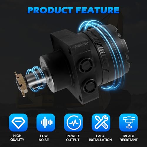 Image of Hydraulic Wheel Motor Direct Replacement for 1-523328 Toro 103-6988 Parker TF0240US081AADD Stens 025-503 Oregon 27-500 fits Z250 Z500 Z Master Lazer Z Mower Cast Iron High Torque