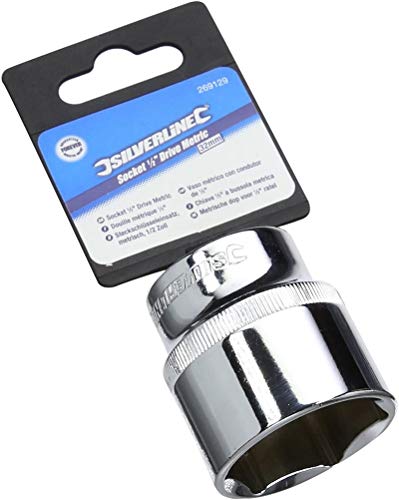 Silverline 269129 Socket 1/2 Drive 6pt Metric 32 mm