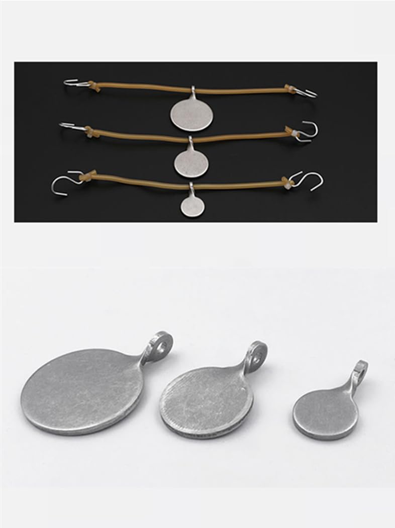 TOASIS Slingshot Targets 3pcs Outdoor Shooting Practice Steel Discs Target Assorted Sizes