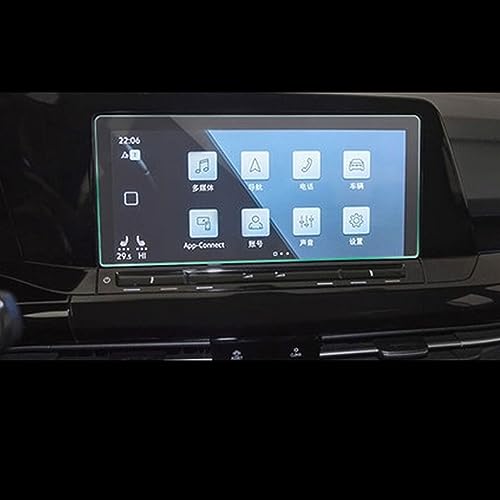 Protecteur d'écran en verre trempé 10" anti-rayures pour console VW Golf 8 Discover Pro