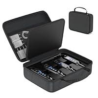 TECKZOON Kabelloses DMX Controller Set mit Transportbox, DMX512-Sender und 3 Ladebar Empfängern, bis zu 20 Stunden Akkulaufzeit, Touchscreen-Steuerung, DMX-Lichtsteuerungssystem für Bühnenbeleuchtung