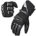 Hand Fellow Gants de moto d'hiver imperméables pour écran tactile - Noirs - Taille L