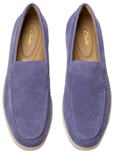 Mocasines de piel Clarks Torford Easy para hombre con suela flexible 6