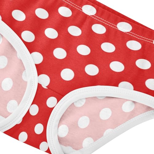 Girls' and Toddler Underwear Tagless Brief Cotton Hipster Panties 2-8 Years2