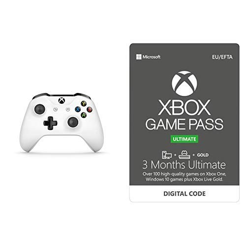 Xbox Wireless White Controller Month Xbox Game Pass Ultimate