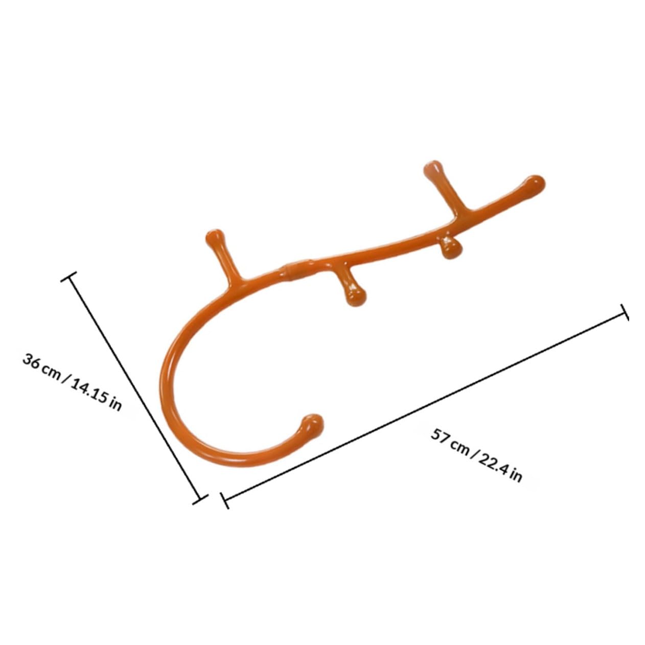 Herramienta de Masaje Diseño Extraíble, Bastón de Masaje para Puntos Gatillo en Espalda, Cuello y Hombros, Dispositivo Corporal para Aliviar Fatiga y Presión Muscular