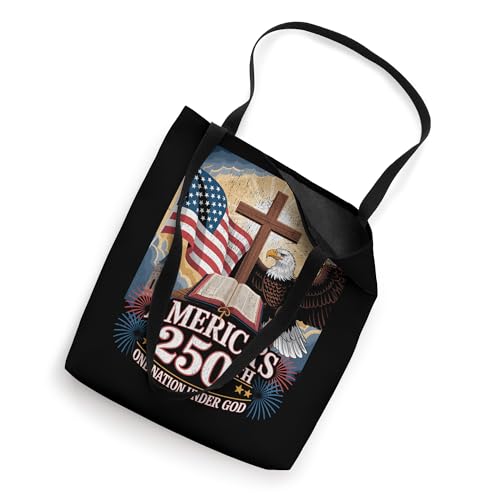 One Nation Under God 250 Years 250th Anniversary USA Tote Bag miniatura 2