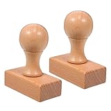 Outil de bricolage scolaire : équipez la salle de classe de boutons de tampons en bois et de supports de sceaux vierges, permettant aux élèves de s’initier à la création de motifs et aux applications artistiques pratiques