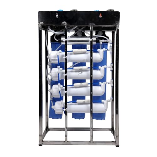 Image of Bluevua 50 LPH Commercial RO+UV Water Purifier with TDS Adjuster, Suitable for all type of water supply, Blue
