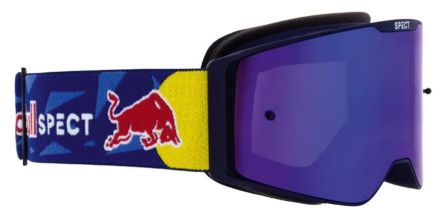 Lunettes de motocross Red Bull Spect Torp-001 Bleu pour pilote de MX