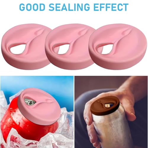 Tapas de silicona para latas de refresco pack de 6 unidades reutilizables sin BPA 5