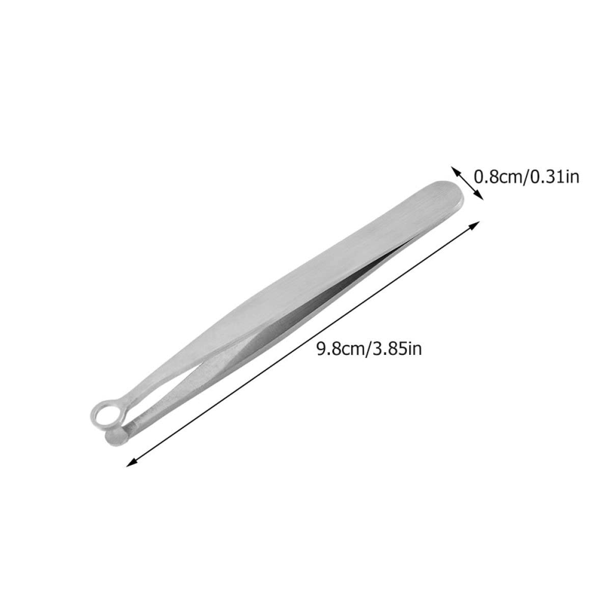 OUNONA 1Pc Nasal Hair Trimming Tool Round Head Nose Hair Clip for Easy Grooming Multi Purpose Eyebrow Beard Trimmer Durable Lightweight Design Resistant