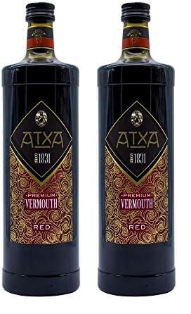 Vermouth Premium Atxa Red 1L - Manuel Acha Fabrica De Licores (Paquete de 2)