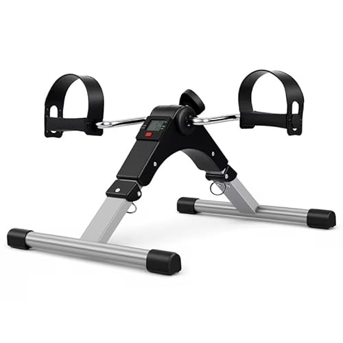 PURNKAM™ Foldable Mini Fitness Cycle Pedal Exerciser Bike Gym Machine with Digital Display Meter for Men Women Home Exercise Gym (Mini Gym Cycle)